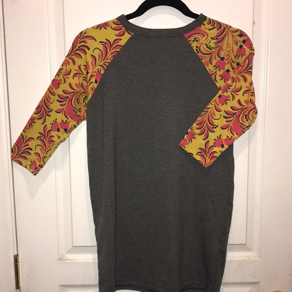 LuLaRoe Sloan Baseball Tee size 14 - Picture 2 of 4